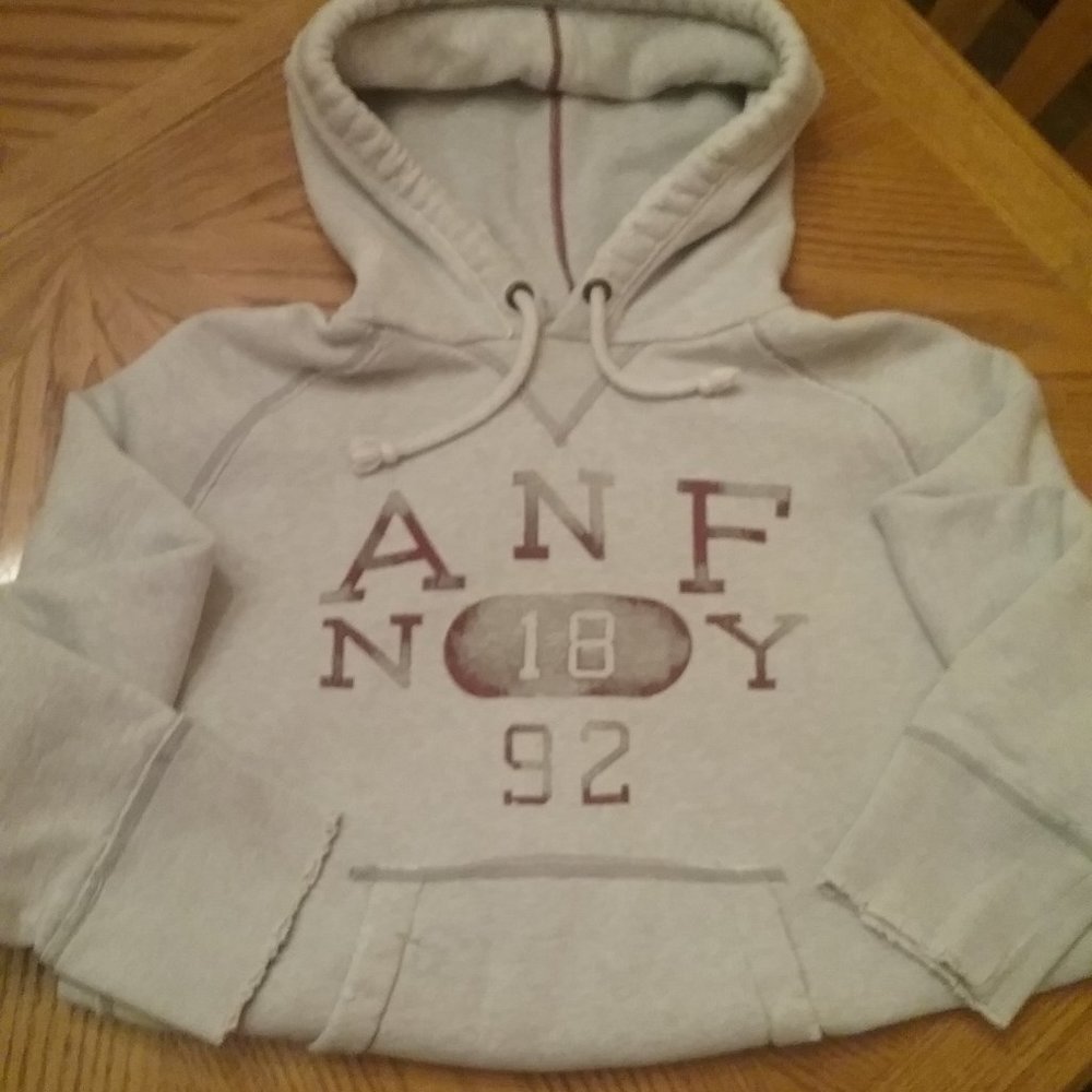 Abercrombie and Fitch gray hoodie women's small